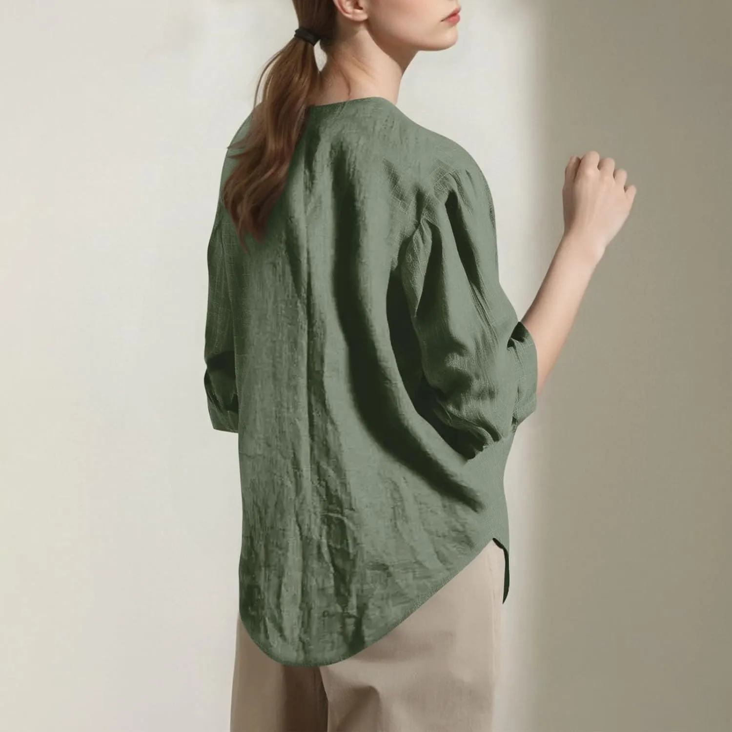 Lightweight Cardigans for Women Loose Long Sleeve Linen Tops 2025 Short Casual Kimonos Summer Spring Loungewear