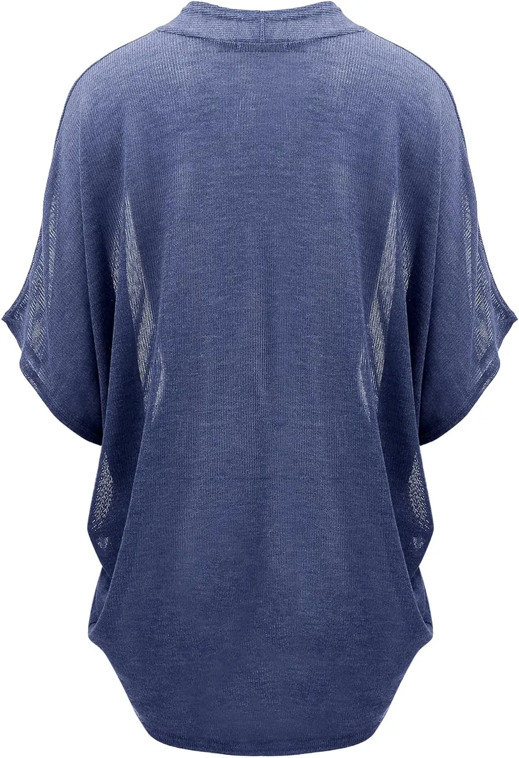 Lock and Love Kimono Style Women's Short Sleeve Open-Front Batwing Cardigan Loose fit