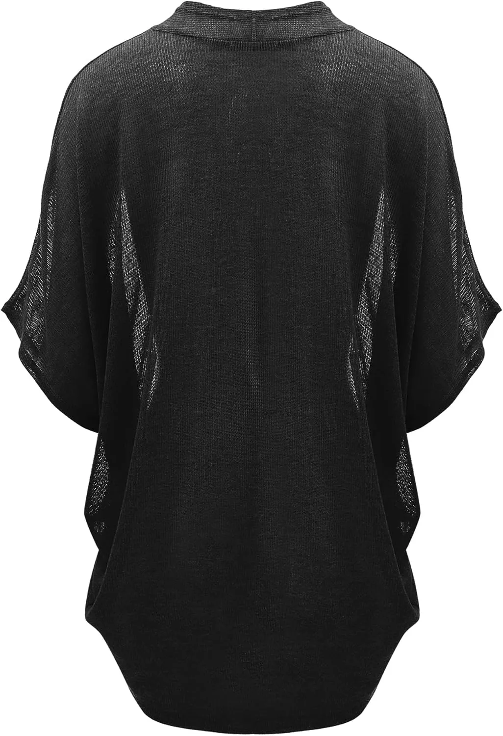 Lock and Love Kimono Style Women's Short Sleeve Open-Front Batwing Cardigan Loose fit