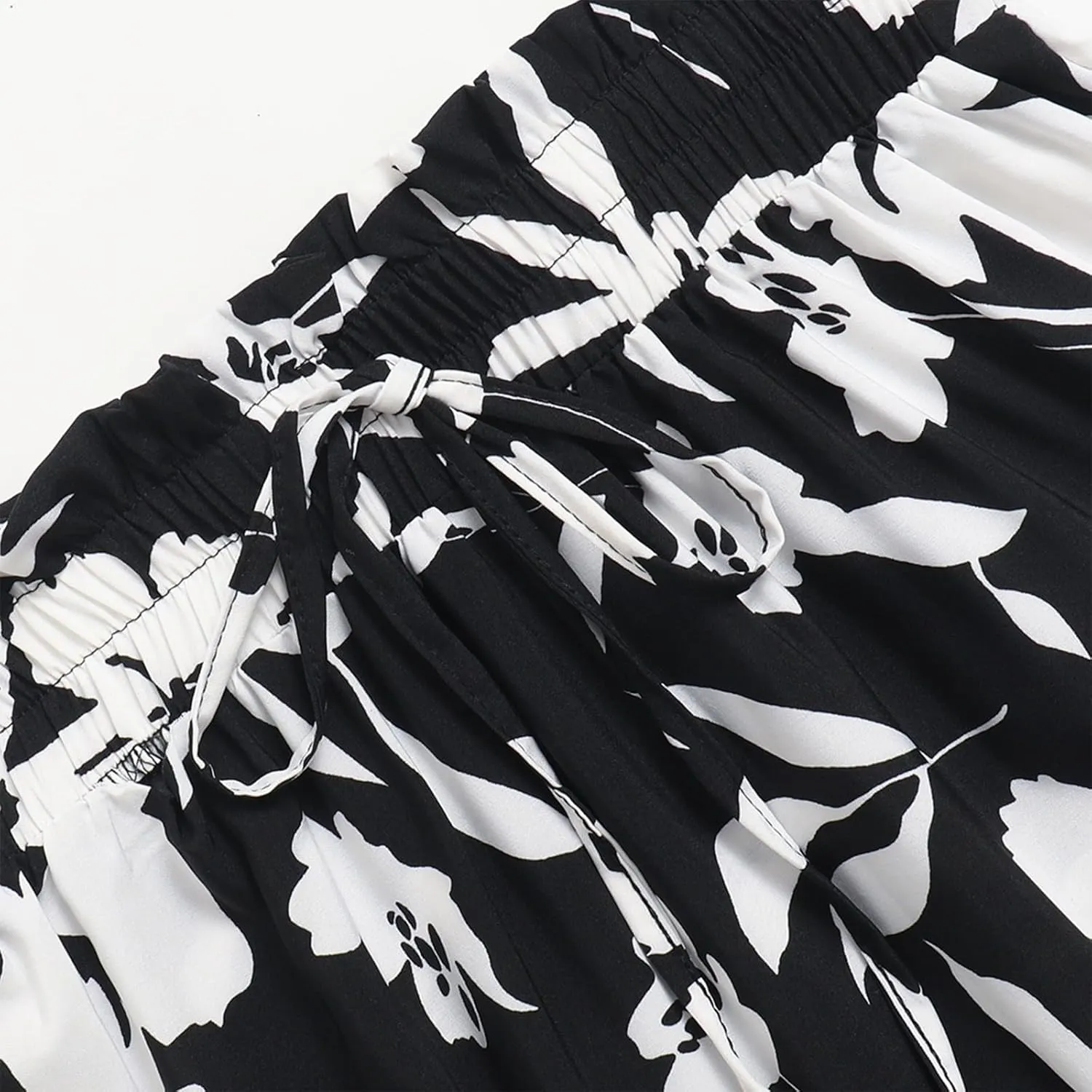 Long Skirts for Women,Elastic High Waisted Womens Boho Maxi Skirt with Pockets Linen Flowy Long Skirts 2025 Trendy