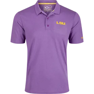 LSU Vintage Heather Polo
