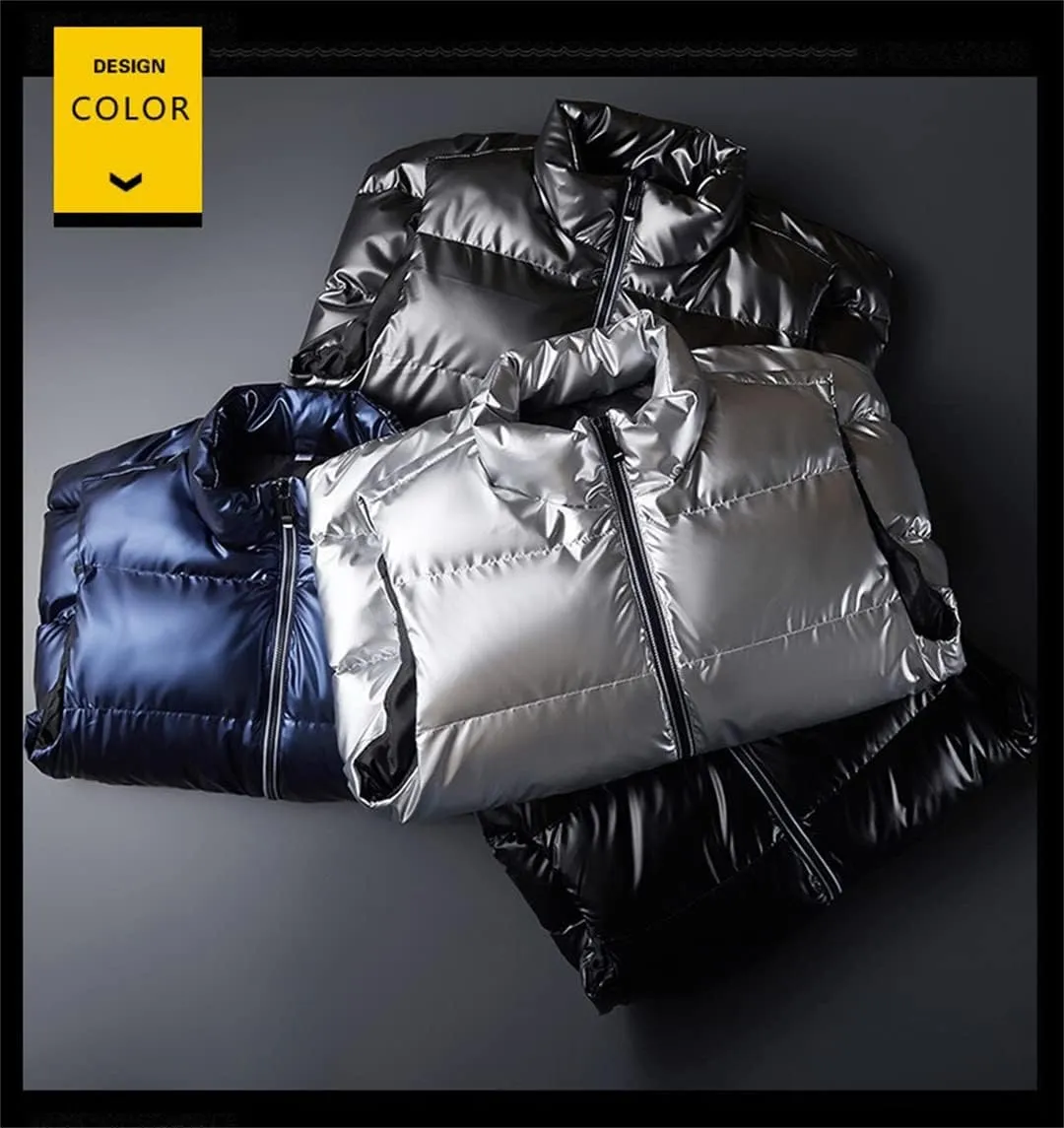 Men Women Winter Warm Vests Cotton-Padded Jackets Sleeveless Solid Color Waistcoat