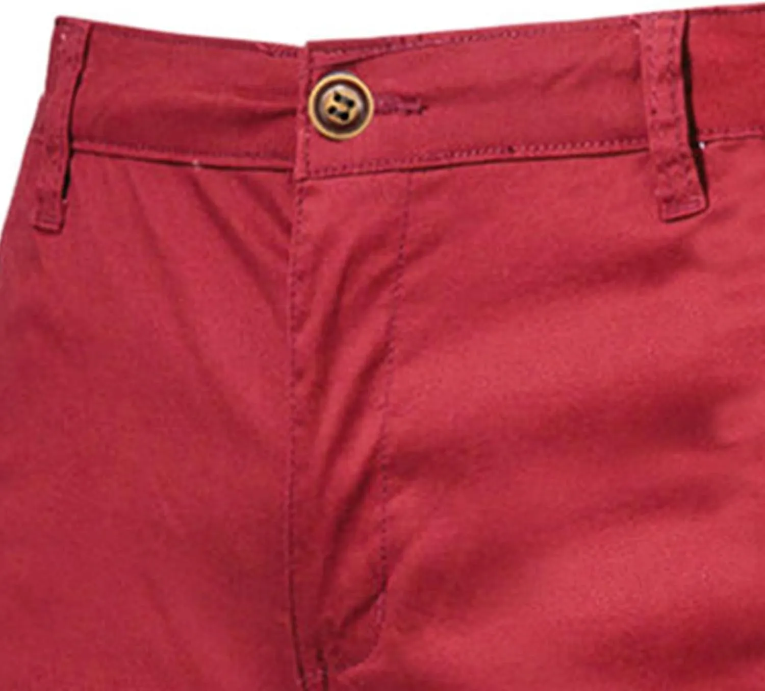 Men's Casual Chino Shorts Solid Straight Leg Cargo Shorts Flat Front Stretch Pants Slim Fit Summer Pants with Pockets
