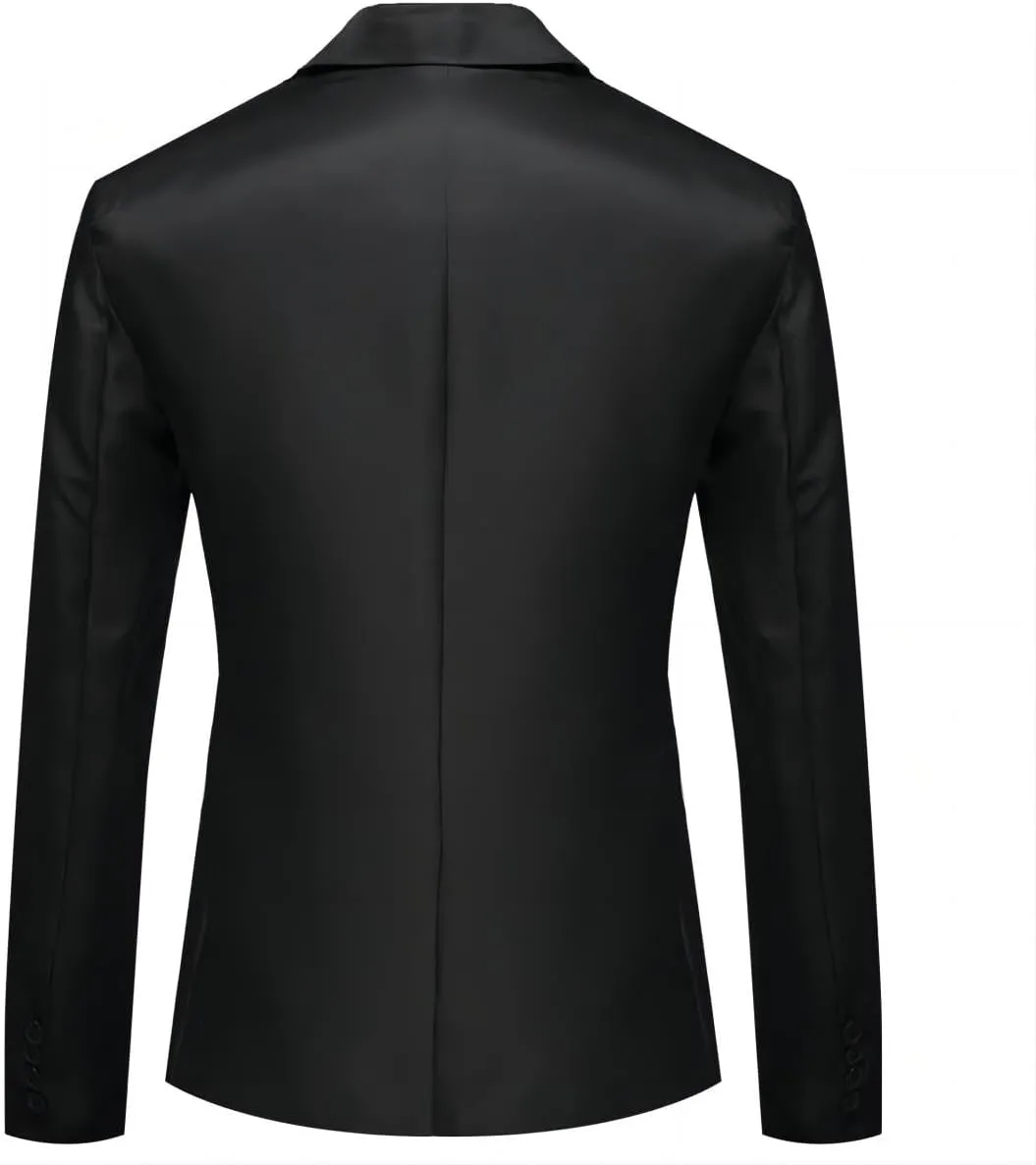 Men's Casual Sport Coats Lightweight Blazer Suit Jacket Slim Fit 1 Button Daily