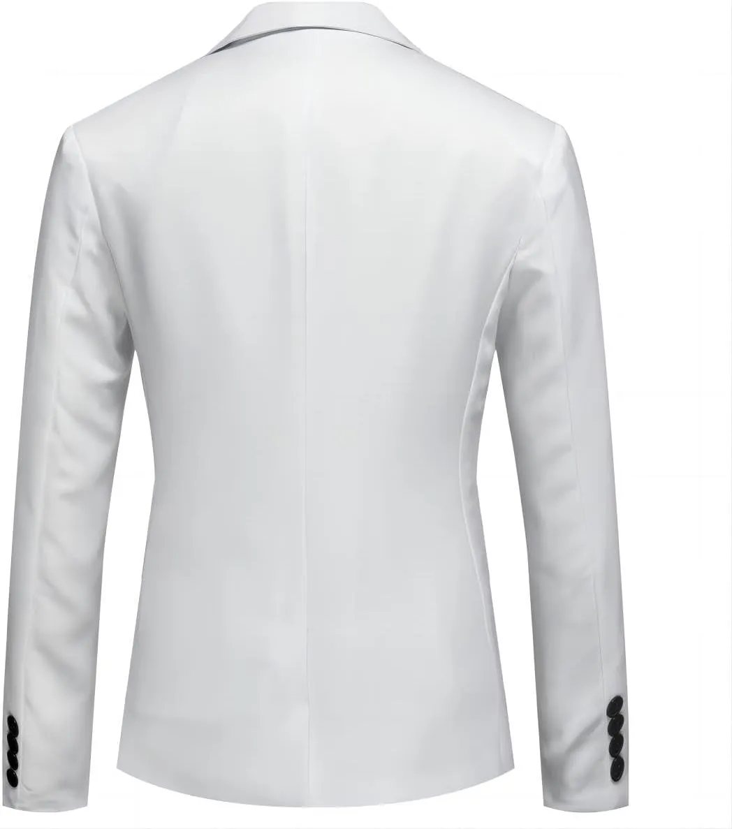 Men's Casual Sport Coats Lightweight Blazer Suit Jacket Slim Fit 1 Button Daily