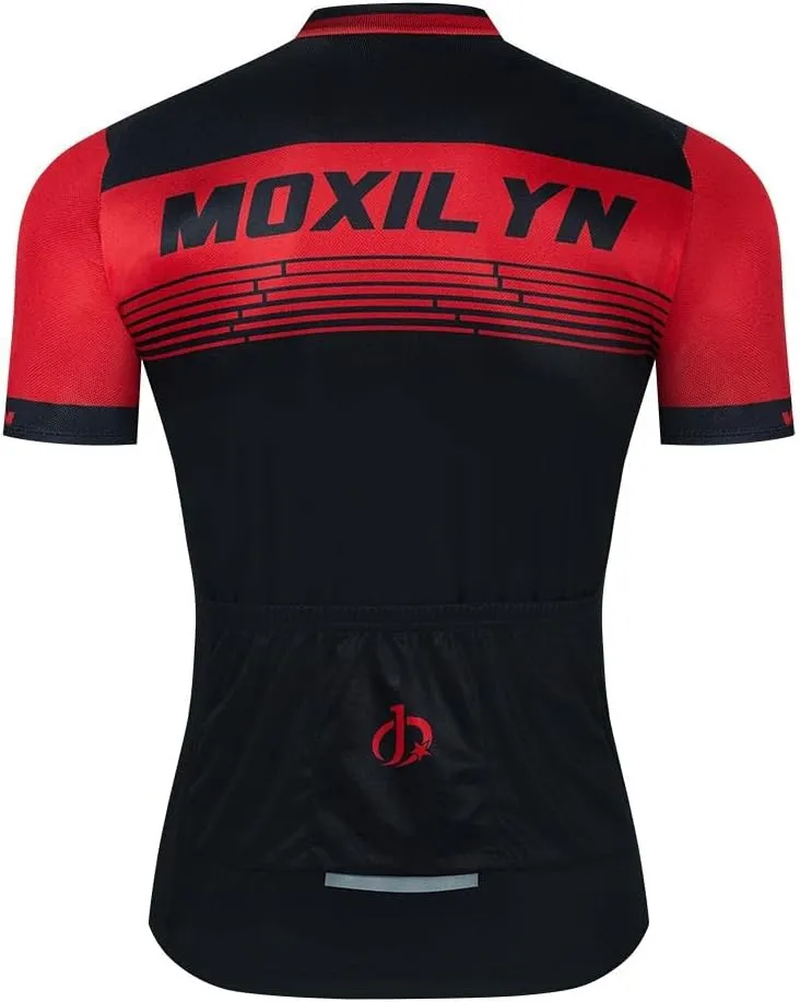 Mens Cycling Jersey Short Sleeves Funny Jerseys Quick-Drying Bike Shirt MTB Mountain Bike Shirt