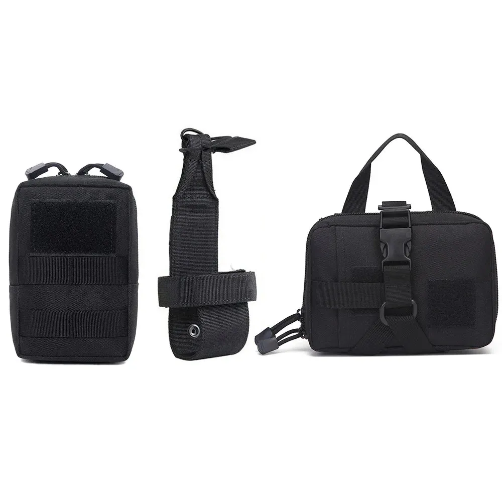 MOLLE Bags for Tactical Dog Harness Pet Food Pocket Bottle Holder First Aid Medical EDC Tool Carrier Bag Pack Pouch Accessory