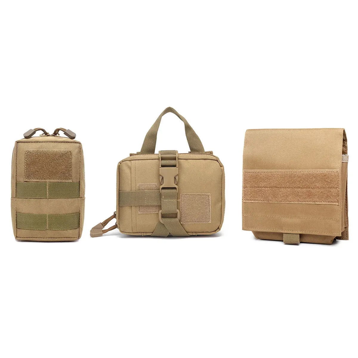 MOLLE Bags for Tactical Dog Harness Pet Food Pocket Bottle Holder First Aid Medical EDC Tool Carrier Bag Pack Pouch Accessory