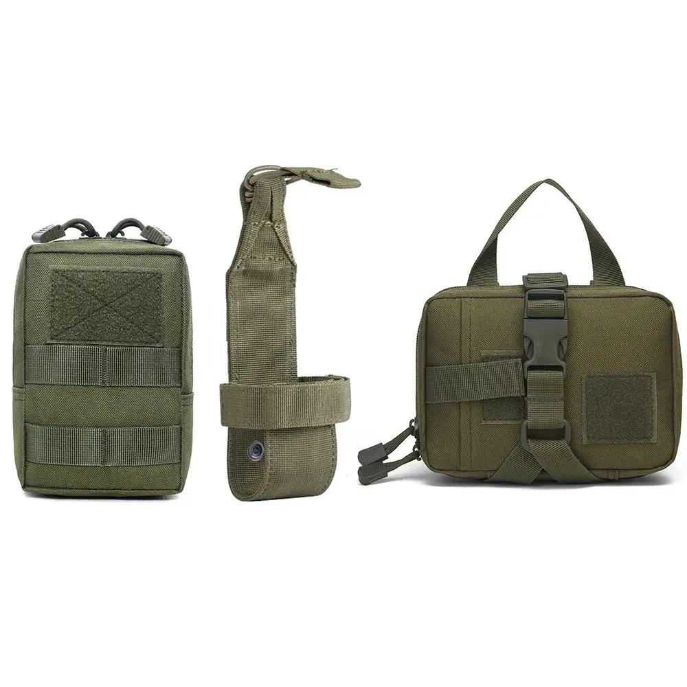 MOLLE Bags for Tactical Dog Harness Pet Food Pocket Bottle Holder First Aid Medical EDC Tool Carrier Bag Pack Pouch Accessory