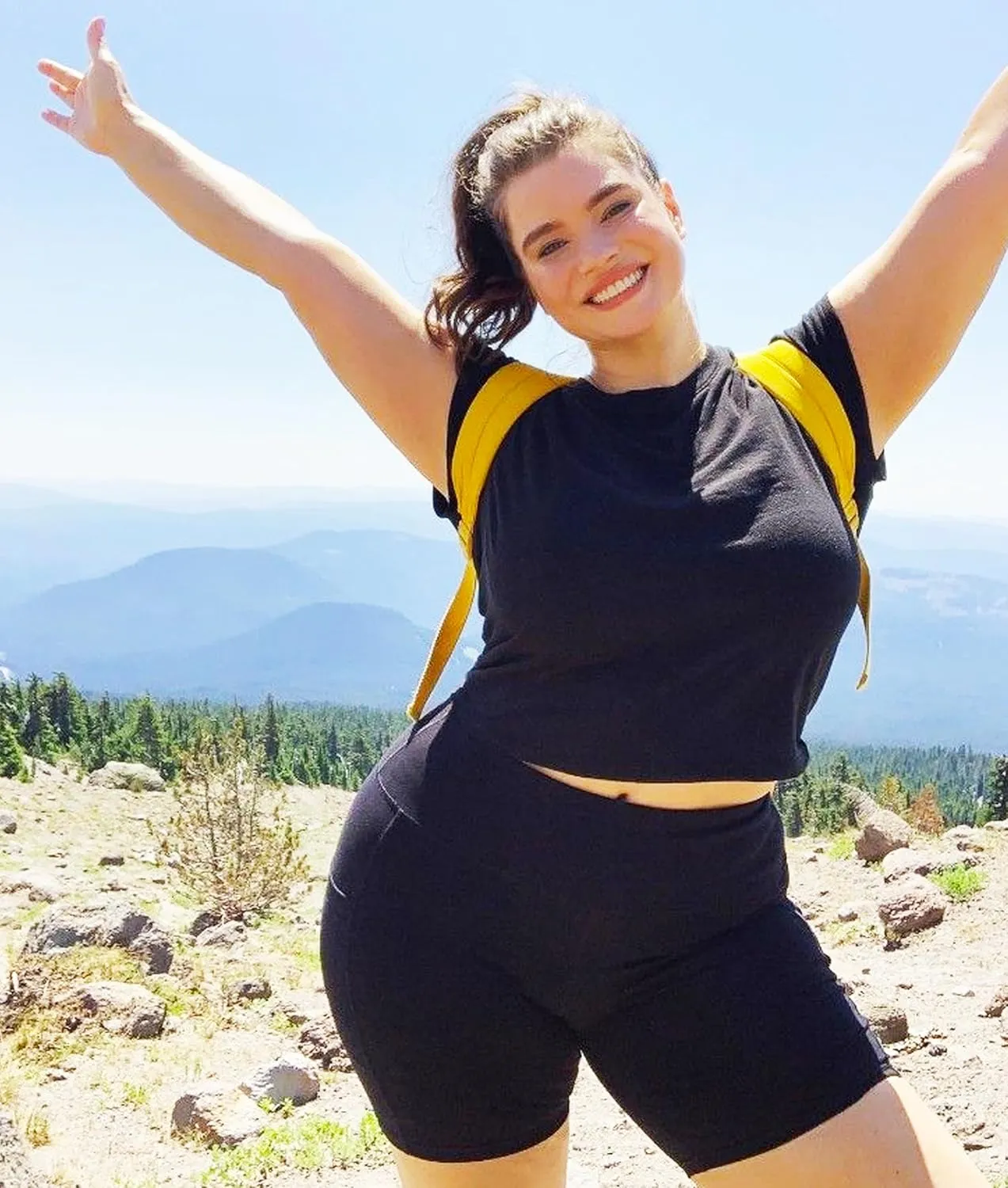 NEW YOUNG 3 Pack Plus Size Biker Shorts with Pockets for Women-High Waisted 8" Yoga Pants Workout Shorts