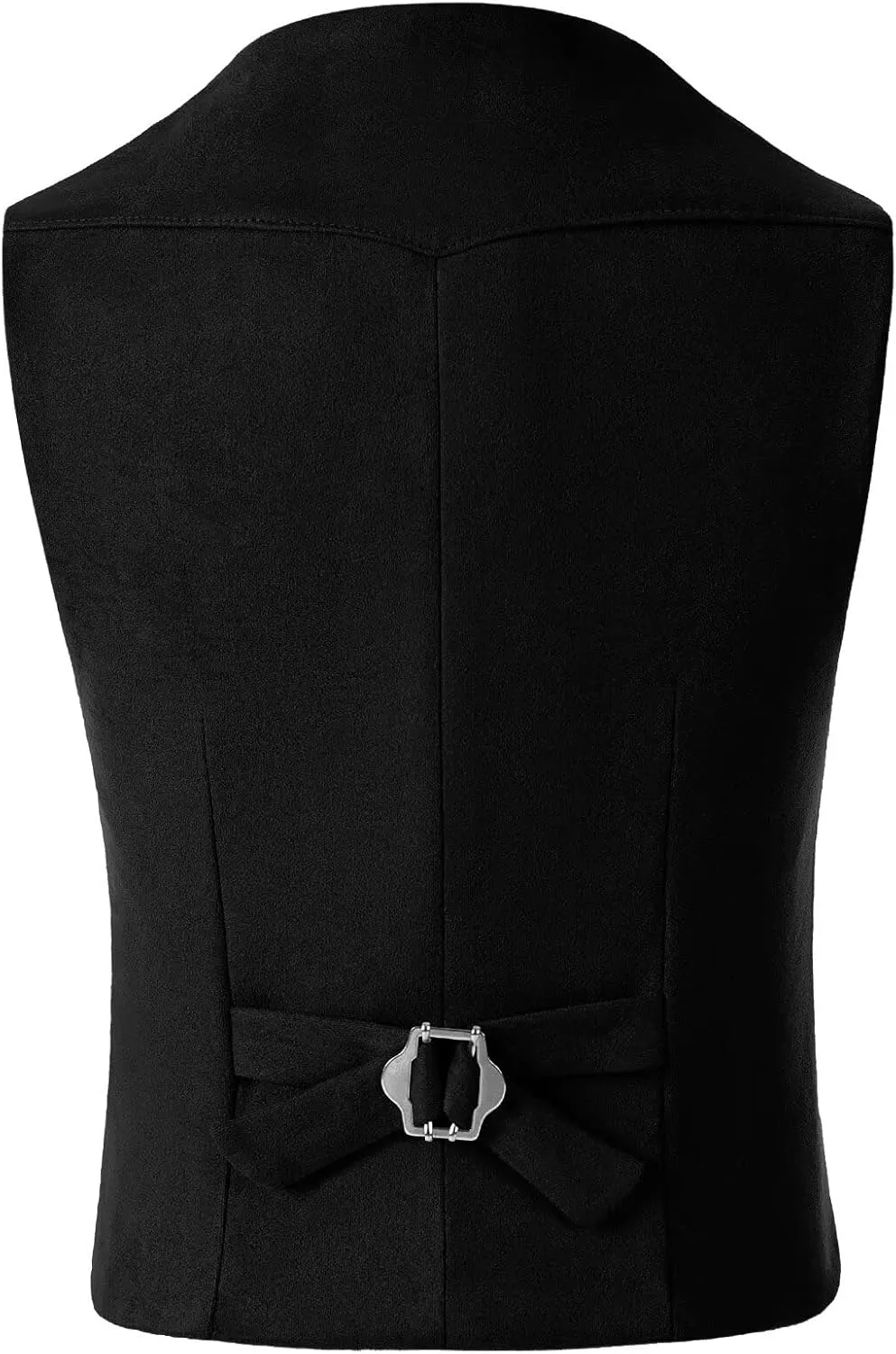 Retro Boys Cowboy Vest Suede Leather Costume Style Western Vest Vintage Waistcoat