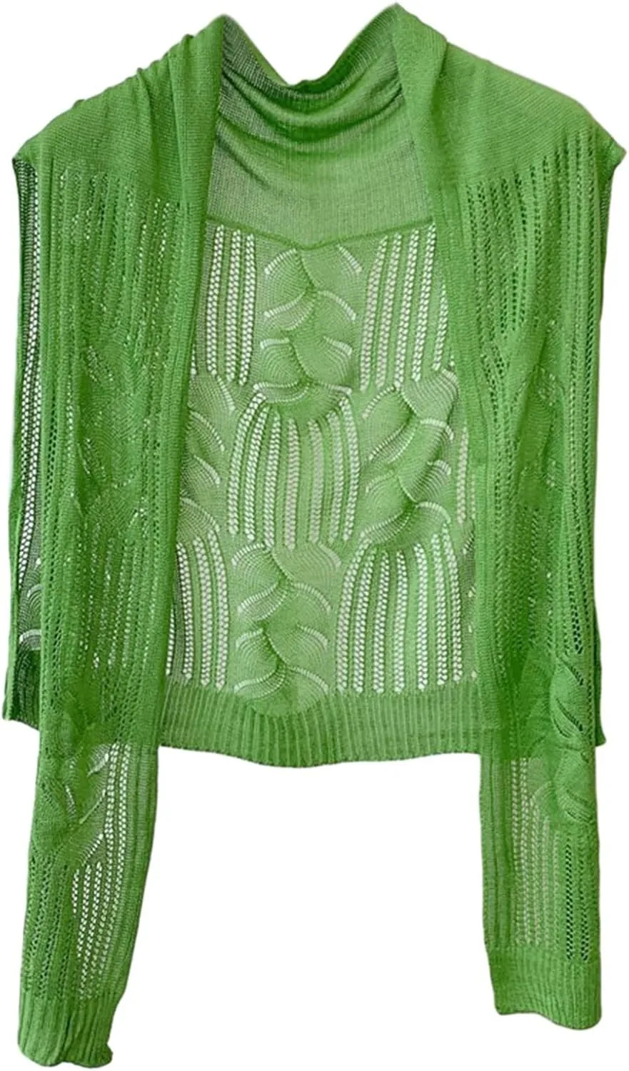 Shawl,Solid Color Knitted Cloak for Ladies Spring Lightweight Shawls Beach Sun-proof Short Anti-uv Cape