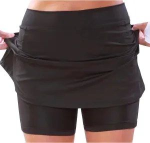 Skorts for Women High Waisted Athletic Shorts Tennis Golf Yoga Skirts with Built in Shorts Workout Skort with Pocket