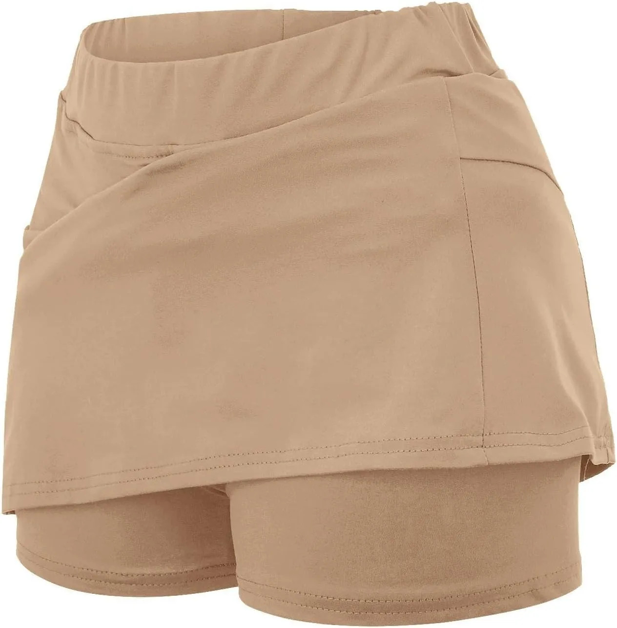 Skorts for Women with Pockets Casual Tennis Athletic Golf High Waist Mini Skirt with Shorts Summer Beach Yoga Shorts