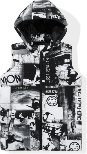 SNOW DREAMS Boys Puffer Vest Hooded Quilted Outwear Sleeveless Jacket Lined Zipper Waistcoat