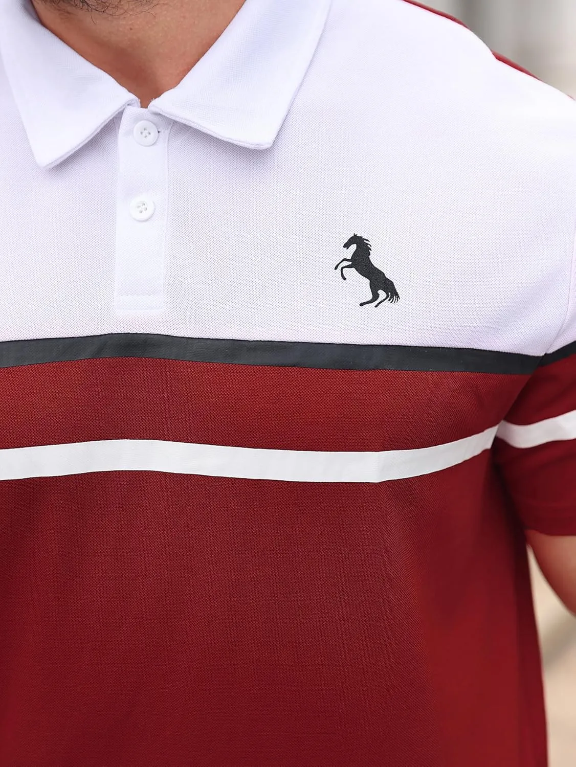 SOLY HUX Men's Golf Shirts Color Tennis Shirt Short Sleeve Casual Work T-Shirt