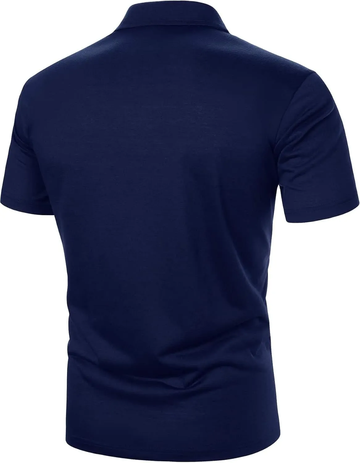 SOLY HUX Men's Golf Shirts Color Tennis Shirt Short Sleeve Casual Work T-Shirt