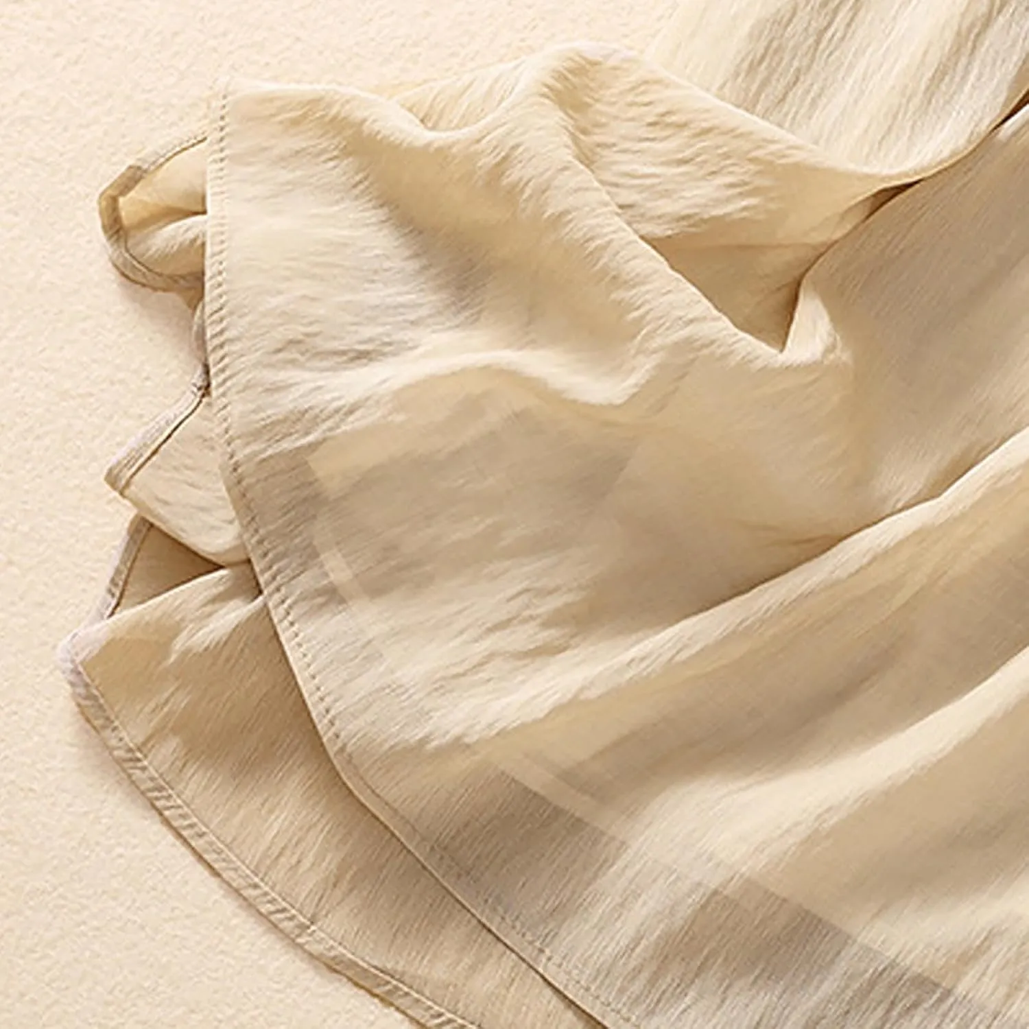 Summer Cotton Linen Skirts for Women Trendy A-Line Flowy Long Skirts Lace-Up Elastic Waist Beach Vacation Skirts