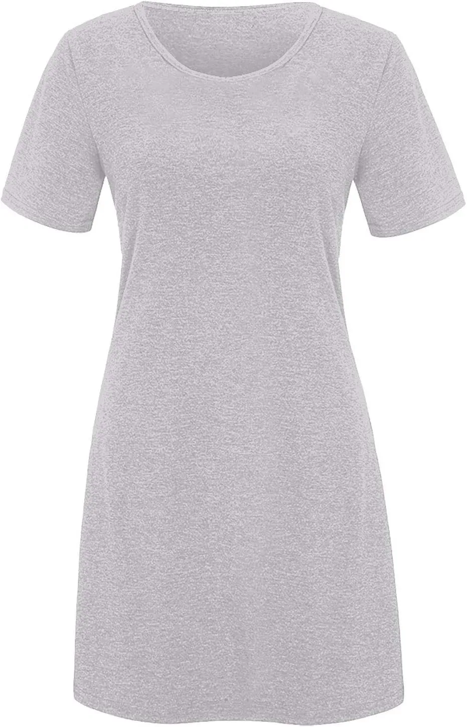 Summer Dresses for Women 2025 Casual Loose Fit Short Sleeve Crew Neck Mini Dresses A-Line Flowy T-Shirts Dresses