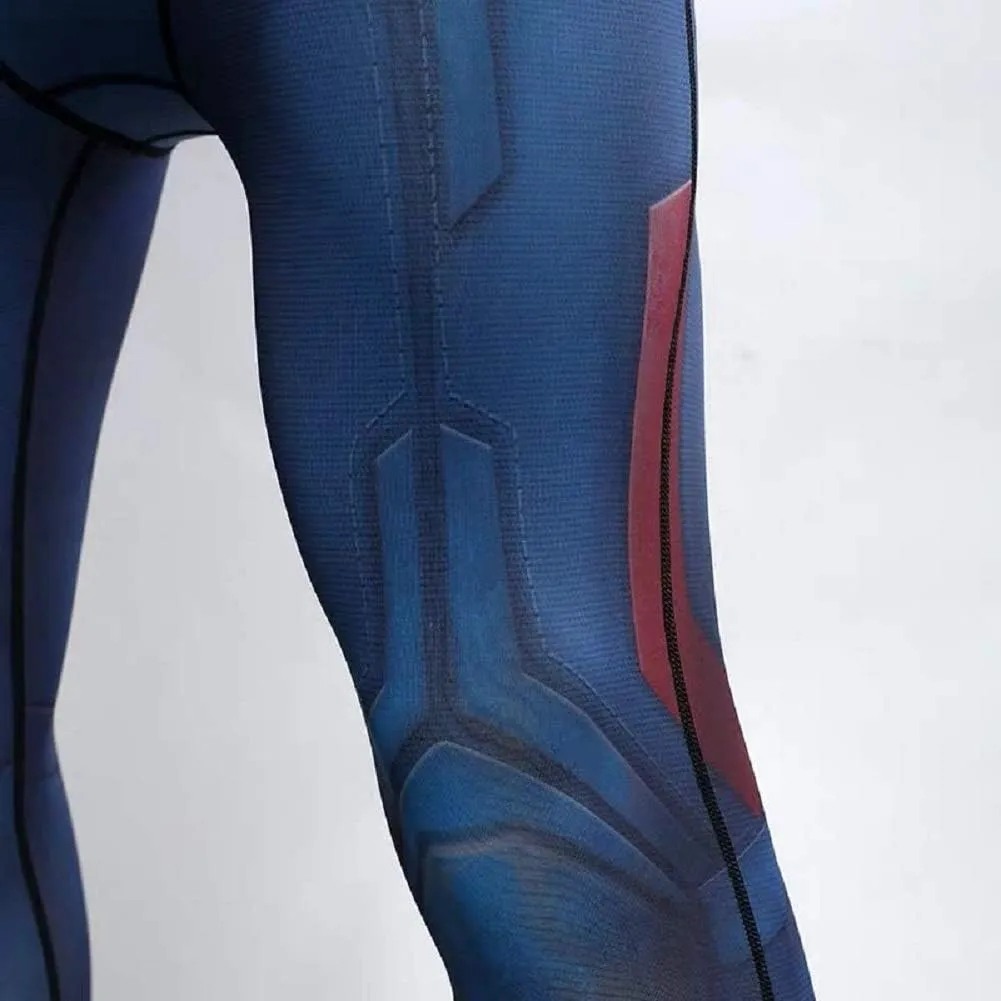 Super Hero Compression Sports Shirt Men's Long/Short Sleeve Fitness Tee Gym T-Shirt