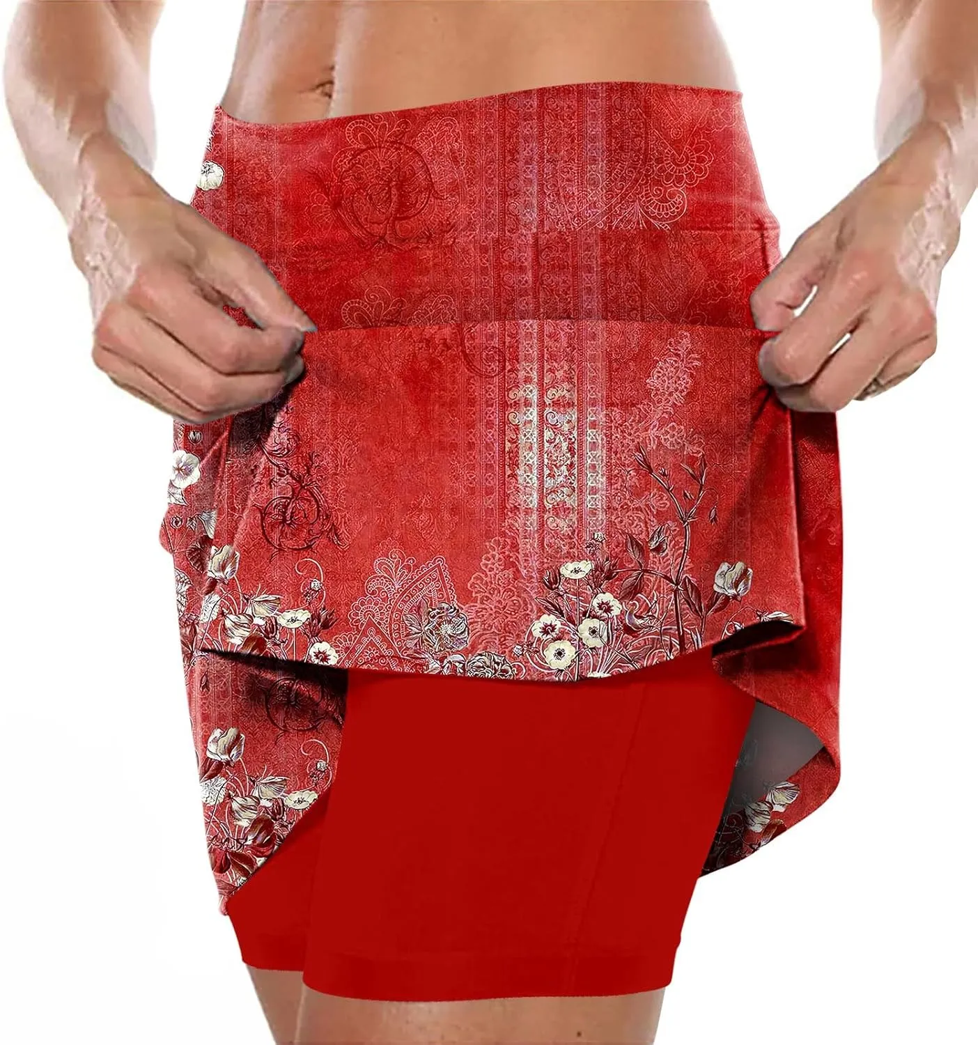 Tennis Skirts for Women with Shorts Skorts for Women Plus Size Flowy Athletic Shorts for Women 4 inch Inseam