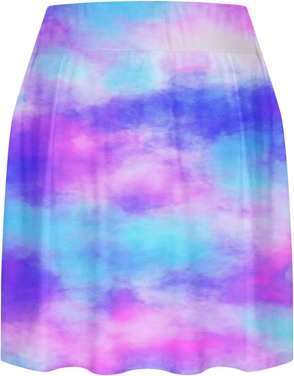 Tennis Skorts for Women Elastic High Waisted Athletic Mini Skirt with Built-in Shorts 2025 Summer Workout Yoga Shorts
