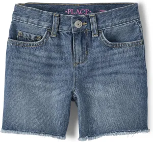 The Children's Place Girls Denim Midi Shorts