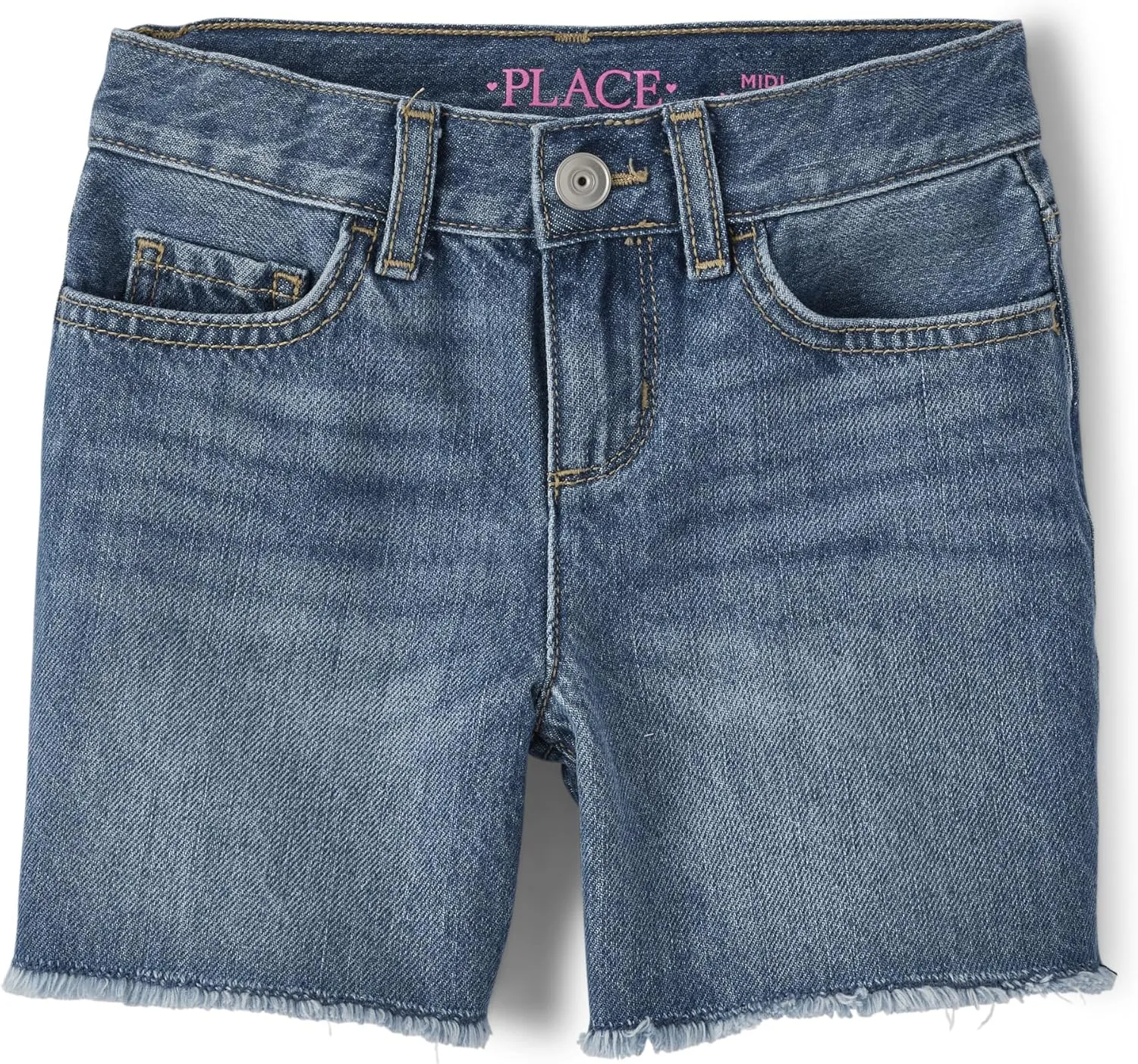 The Children's Place Girls Denim Midi Shorts