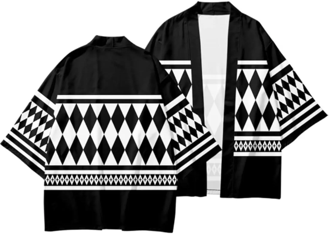 Tokyo Reveng Manjiro Cosplay Costume Anime Cloak Kimono Robe Cardigan Jacket Pants Earrings Keychain Set Halloween