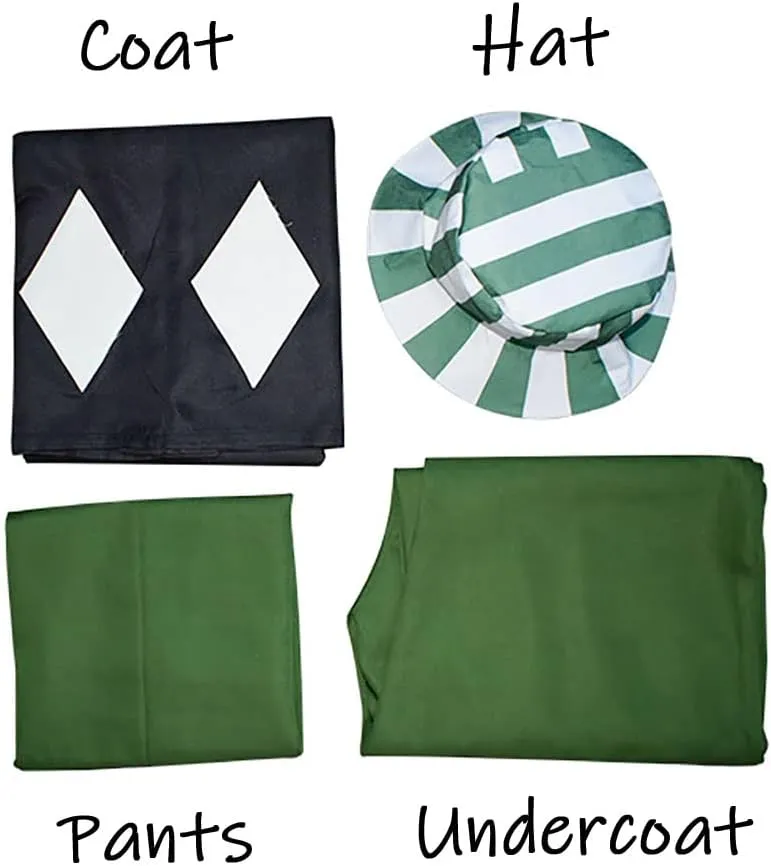 Urahara Kisuke Cosplay Costume Outfit Kimono Uniform Cloak Anime Full Set With Hat Suit