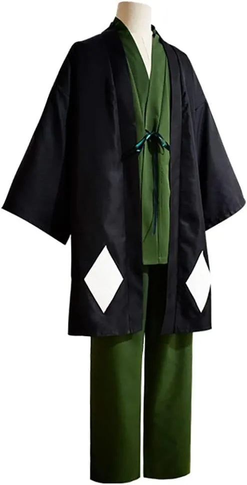 Urahara Kisuke Cosplay Costume Outfit Kimono Uniform Cloak Anime Full Set With Hat Suit