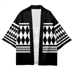 US Size Kimono Ryuguji Ken Cloak Anime Cosplay Costume Halloween Carnival Cape Haori