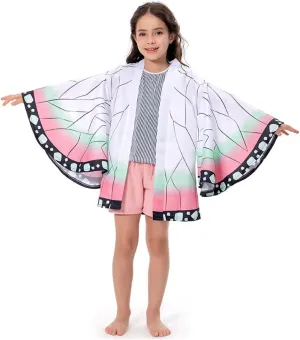 Vaianie Kids Kimono Cosplay Costume Outfit Cardigan Top Jacket Robe Cloak Anime