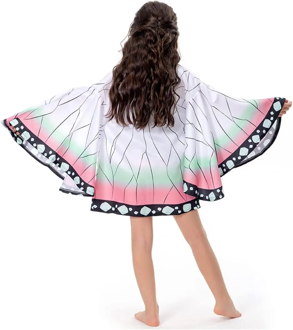 Vaianie Kids Kimono Cosplay Costume Outfit Cardigan Top Jacket Robe Cloak Anime