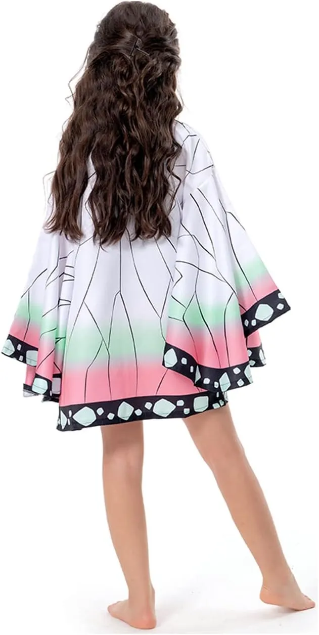 Vaianie Kids Kimono Cosplay Costume Outfit Cardigan Top Jacket Robe Cloak Anime