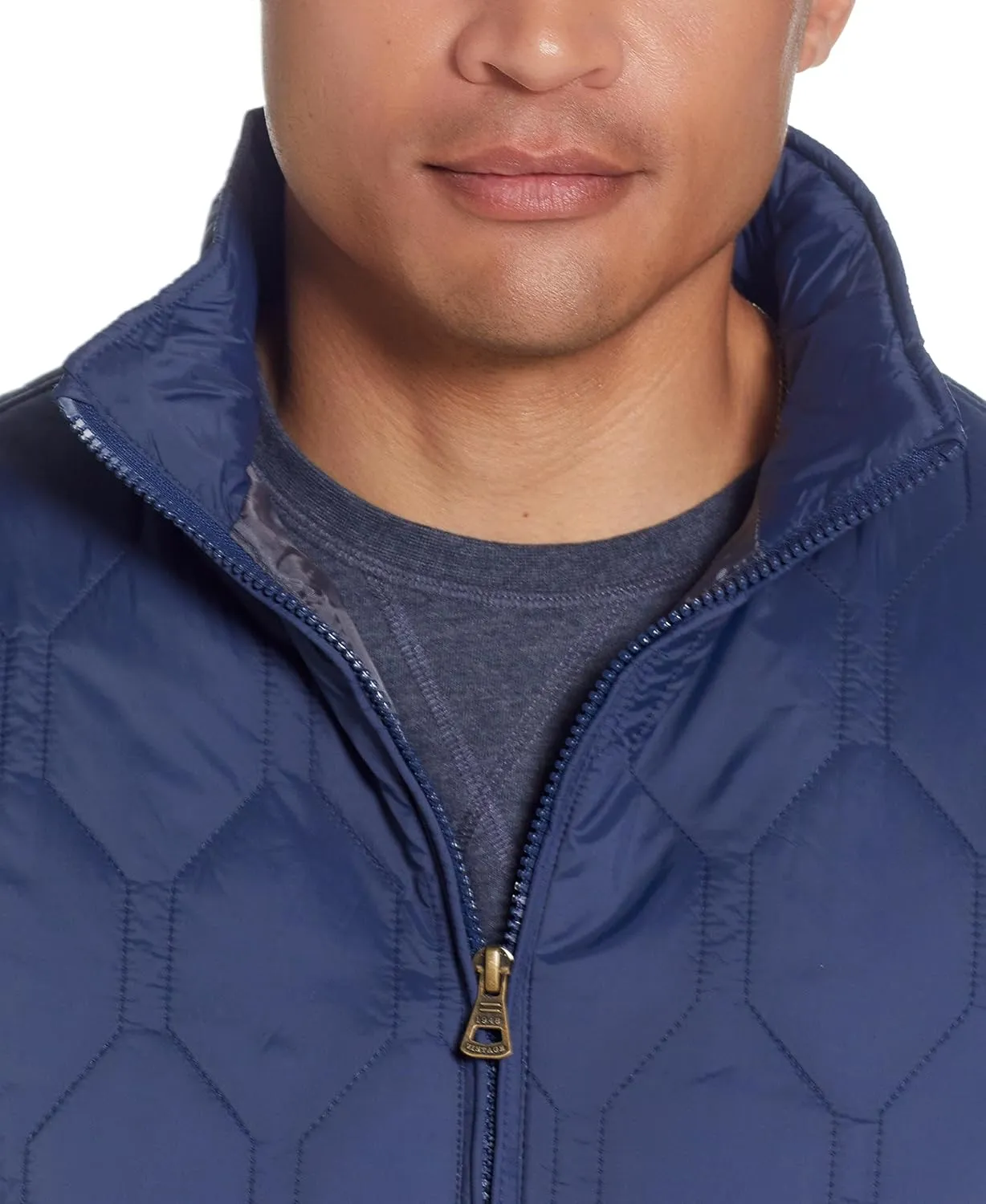 Weatherproof Vintage Mens Quilted Puffer Vest - Lightweight Padded Insulated Vest for Men