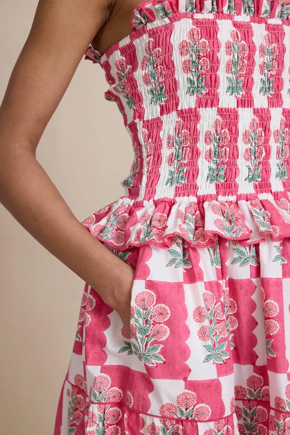 Women Y2k Boho Maxi Dress Tie Shoulder Backless Strappy Tiered Flowy Dress 2024 Summer Floral Beach Sundress