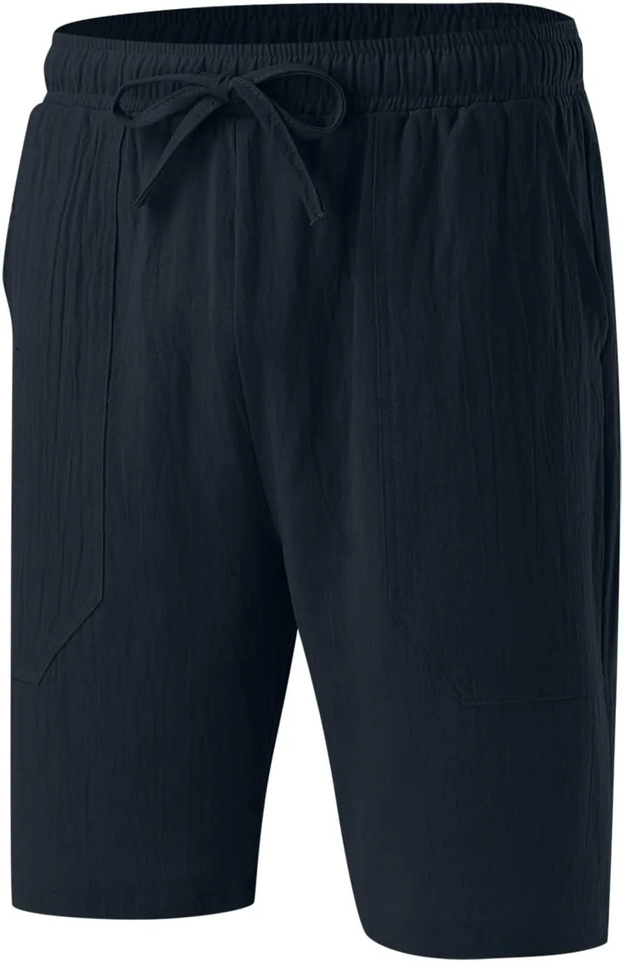 Womens 2024 Casual Shorts Drawstring Comfy Elastic Waist Shorts Quick Dry Athletic Summer Pull On Short Pants with Pockets