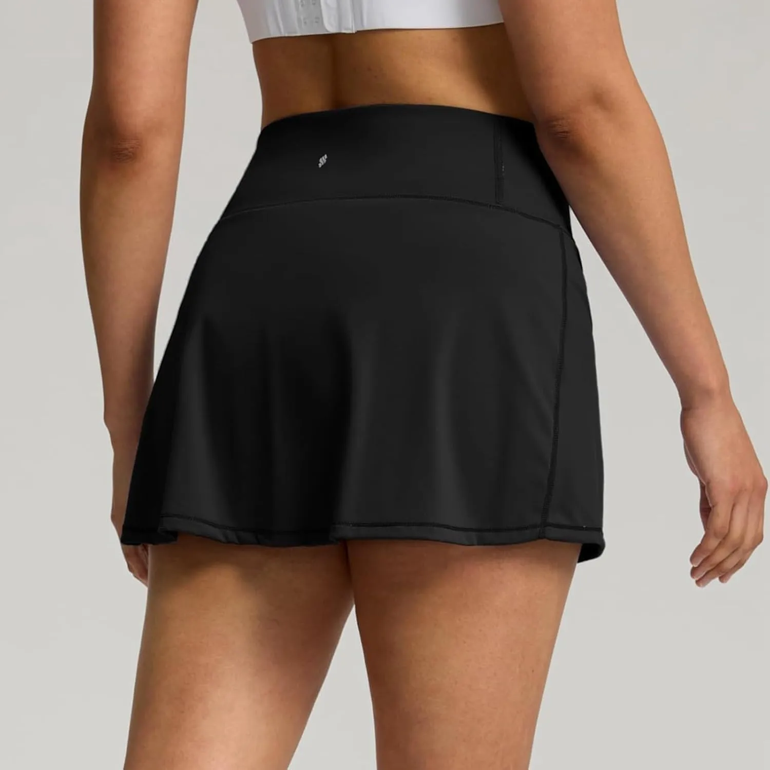 Women's Athletic Skorts with Pockets 2 in 1 Tennis Skirts with Shorts Lightweight Shorts for Running Golf Workout Sports