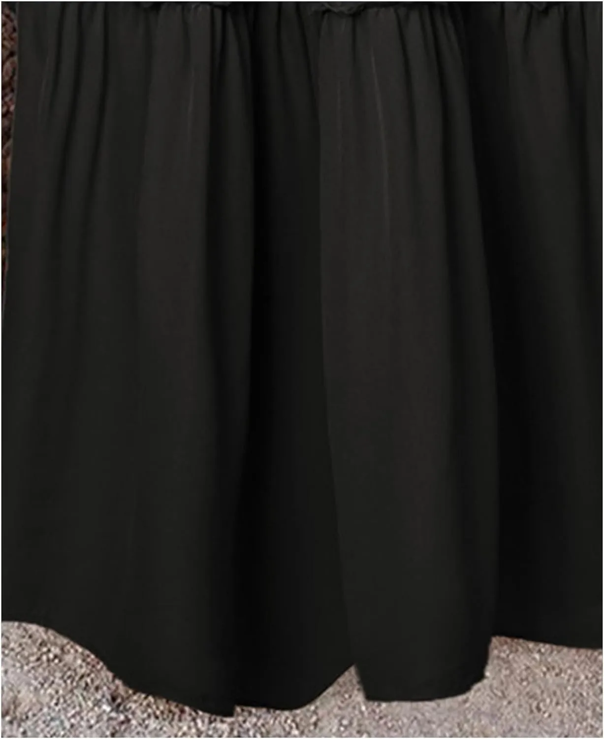 Womens Bohemian Long Maxi Skirt Elastic High Waist Flowy Swing A Line Ruffle Tiered Maxi Skirt Long Beach Skirts