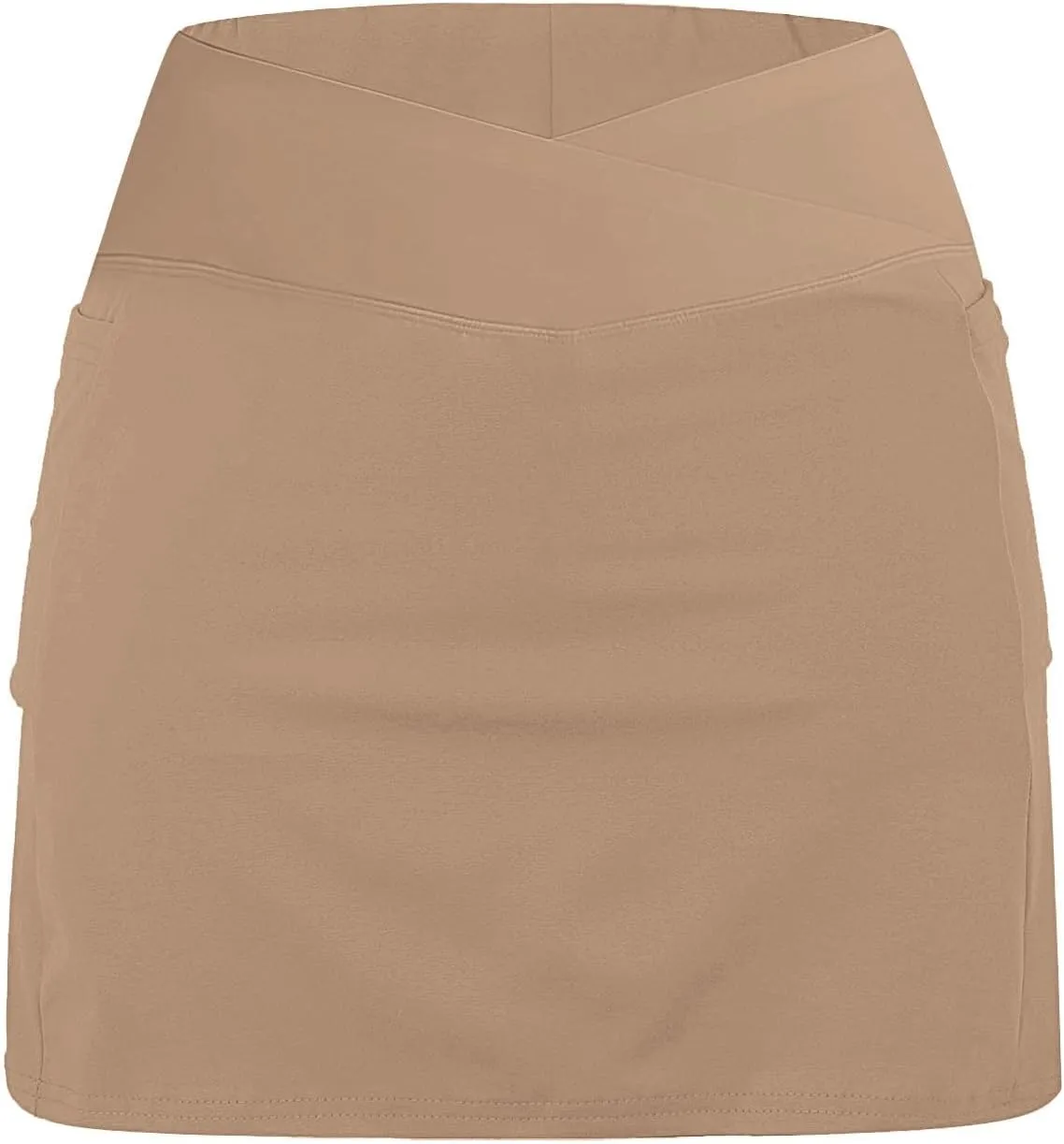 Women's Boho Skirts 2025 Summer Athletic Loose Trendy Drawstring Solid Color Yoga Fitness Tennis Skirt, S-5XL