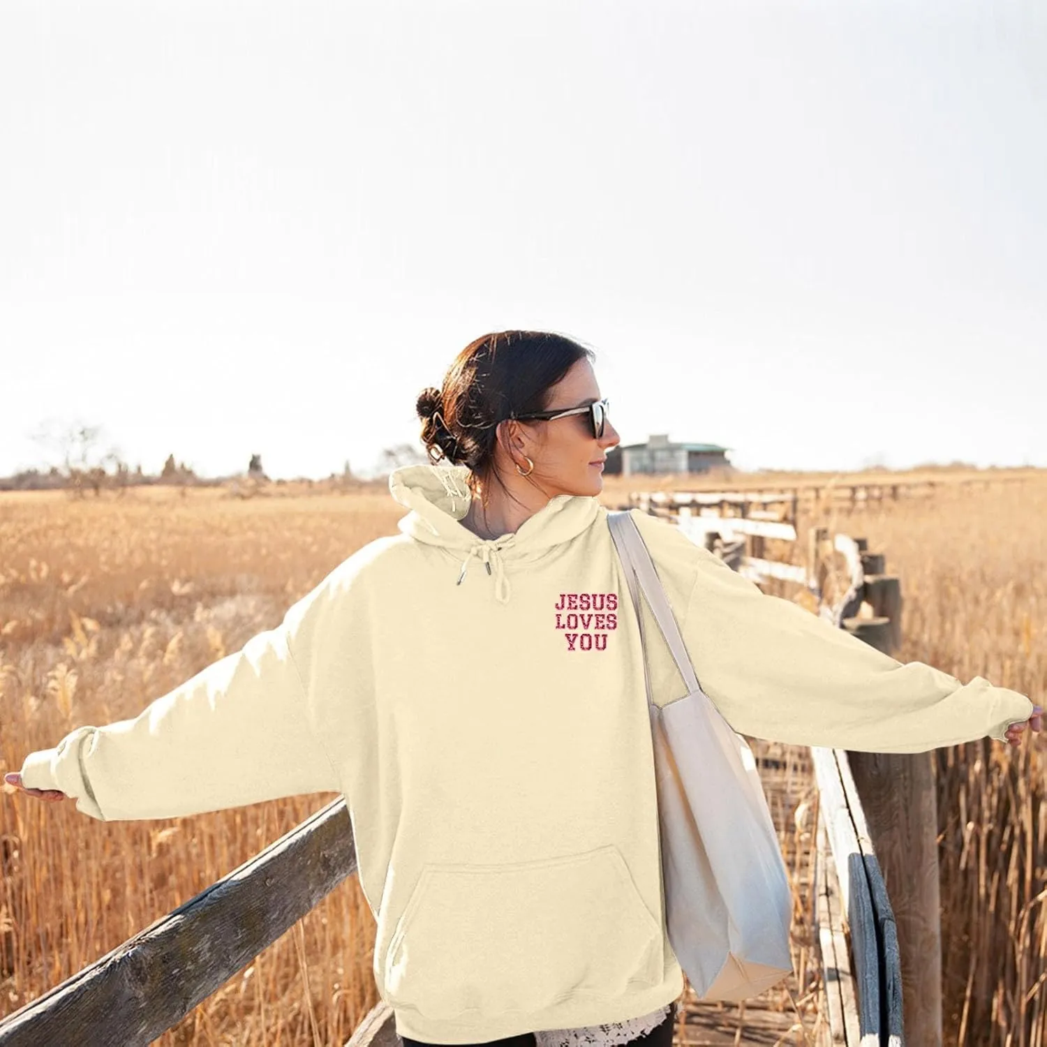Women'S Fashion Hoodies & Sweatshirts Long Sleeve Drawstring Hoodies Print Oversized Fall Tops Heavy Sweatpants