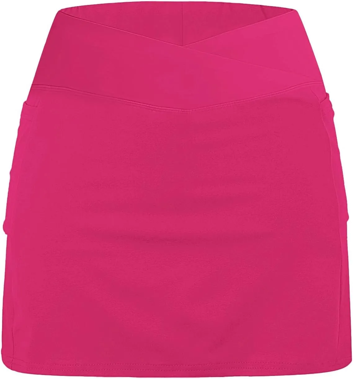 Women's Pleated Skirts Summer Sports Loose Trendy Drawstring Solid Color Yoga Fitness Tennis Skirt Plus Size, S-5XL