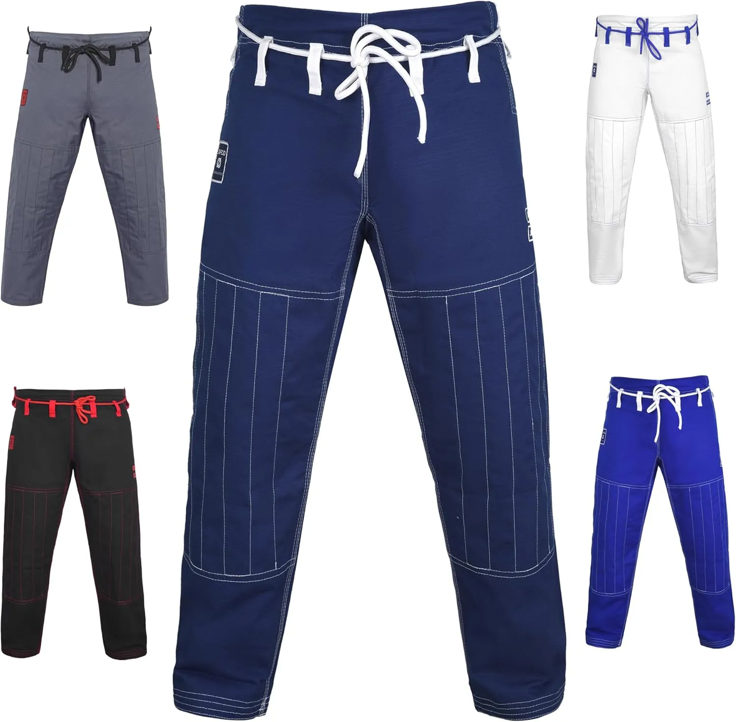 Zafco Fightwear Men's Brazilian Jiu Jitsu Gi Pants 10oz Ripstop MMA Grappling Kimono